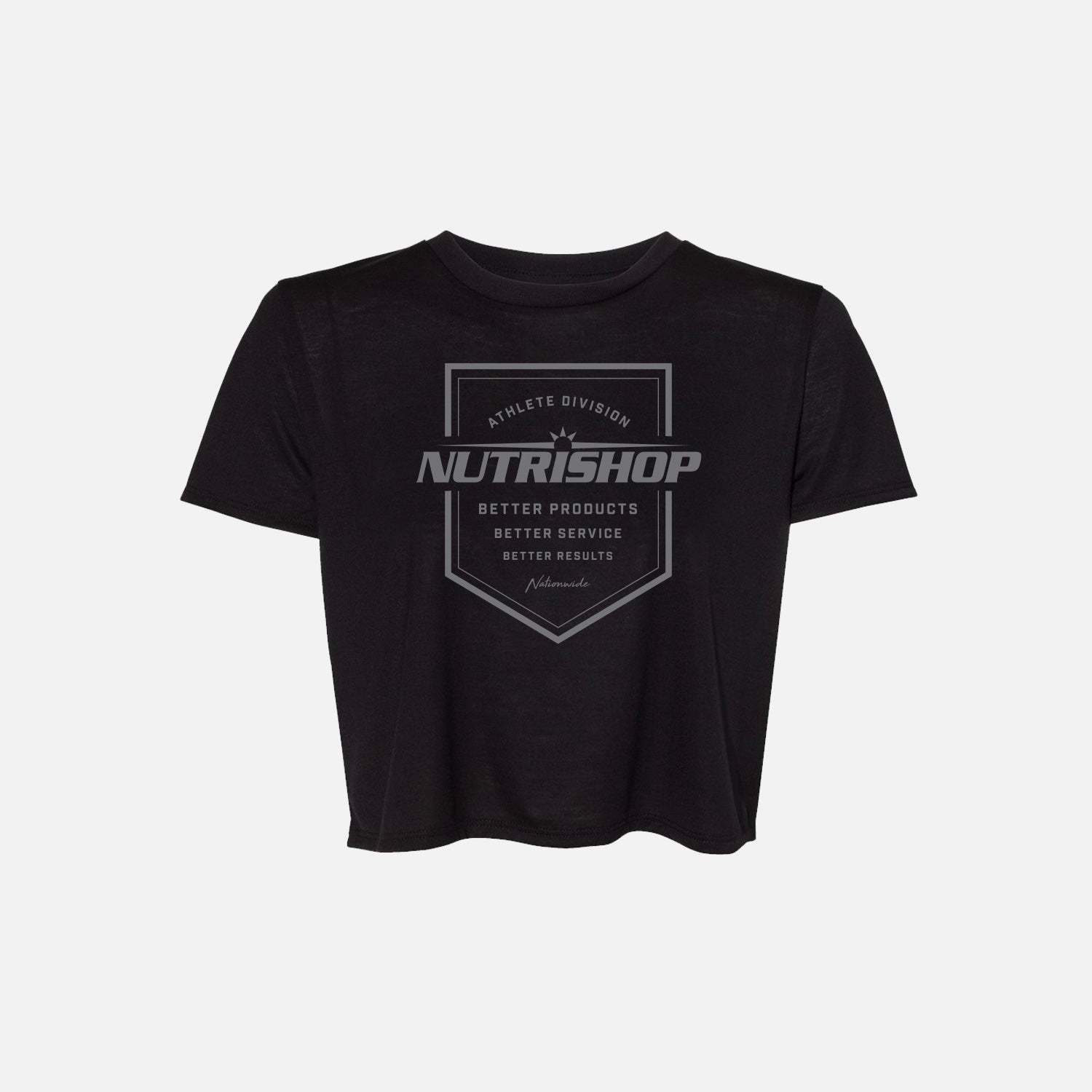 Results Shield Crop T-Shirt